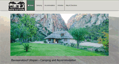 Desktop Screenshot of baviaansuitspan.co.za